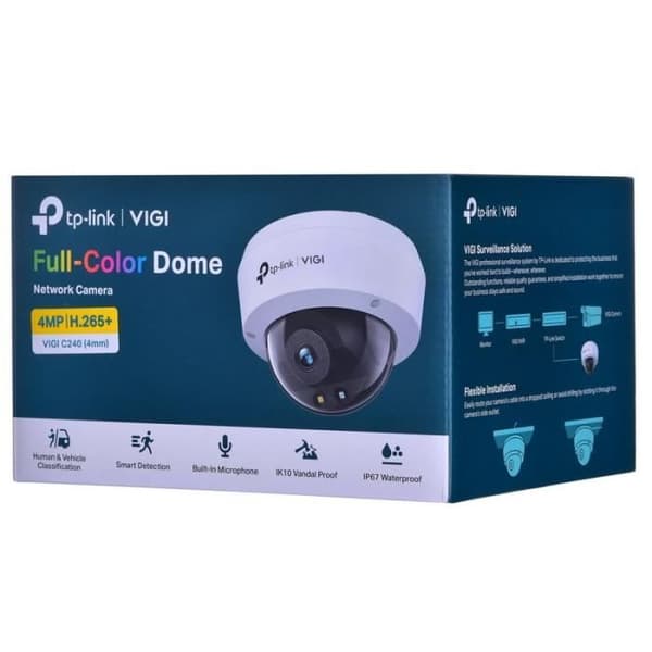 TP-LINK-kamera VIGI C240(4mm) - VIGI C240(4mm) Svart, Vit