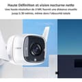 Miniatyrbild 4 av 4: Utomhus WiFi övervakningskamera - TP-Link Tapo C310 - HD 2K (3MP) vattentät IP66 - Nattseende - Rörelsedetektering