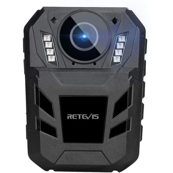 Retevis RT77B Kroppskamera, ljud 4K, 4000mAh, Minne 32 GB, skärm 2 tum, Nattvision, med ljud- och videoinspelning