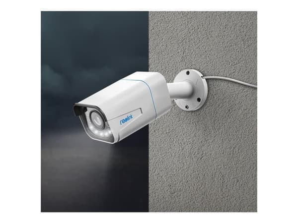 Reolink P430 - Nätverksövervakningskamera - kula - inomhusbruk, utomhusbruk - väderbeständig - färg (Dag&Natt) - 8 MP - 3840 x 2160 - 4K - ljud - LAN