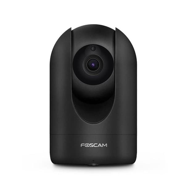 Motoriserad inomhus-IP-kamera - Foscam - R4M - 4MP - Panorama 350° - Rörelsedetektering Svart