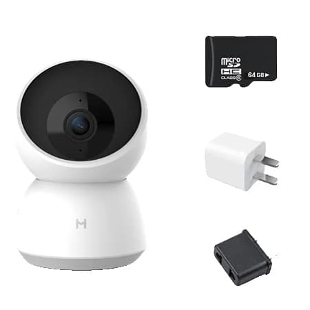 Smart IP Kamera, WiFi Forbindelse, Natvision, 2K tilføj EU64G