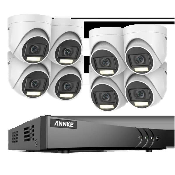 Videoturvajärjestelmä, 8-kanavainen DVR-tallennin, ulkokäyttöön soveltuvat CCTV-kamerapaketit, Ei mitään, 8-kanavainen DVR 8 kpl sarjat