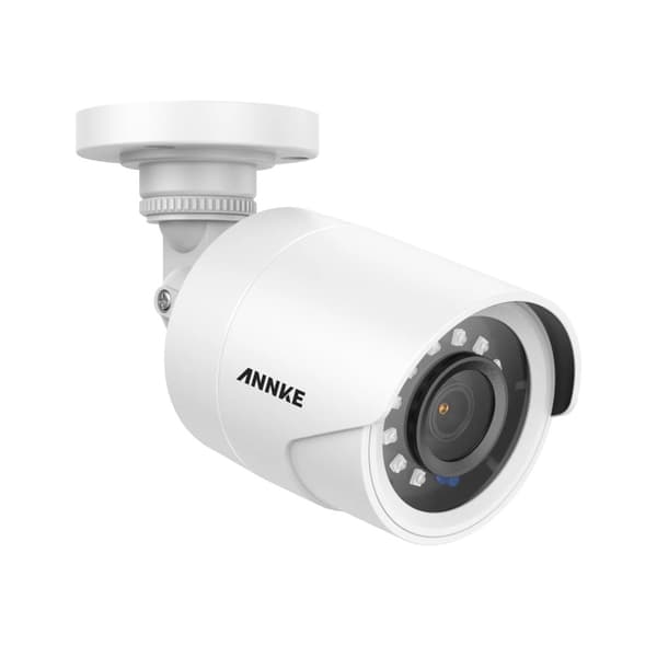 Säkerhetskamera, 2MP HD-upplösning, 4-i-1-kompatibilitet, Vit