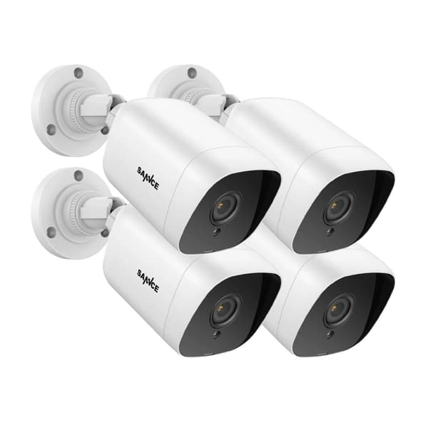 Sikkerhedskameraer, 1080P opløsning, natvision, 4PCS kamerakits