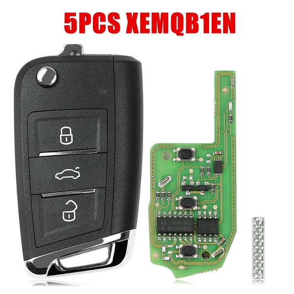 VVDI XE -sarjan Super-kaukoavain, englanninkielinen versio, 5 kpl / erä, XEFO01EN