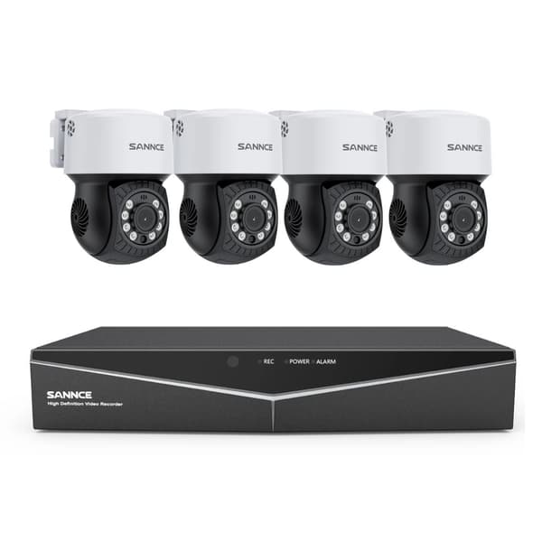 Sikkerhedskamera, 2MP opløsning, natvision, 2T, 8CH DVR 8Pcs Kts