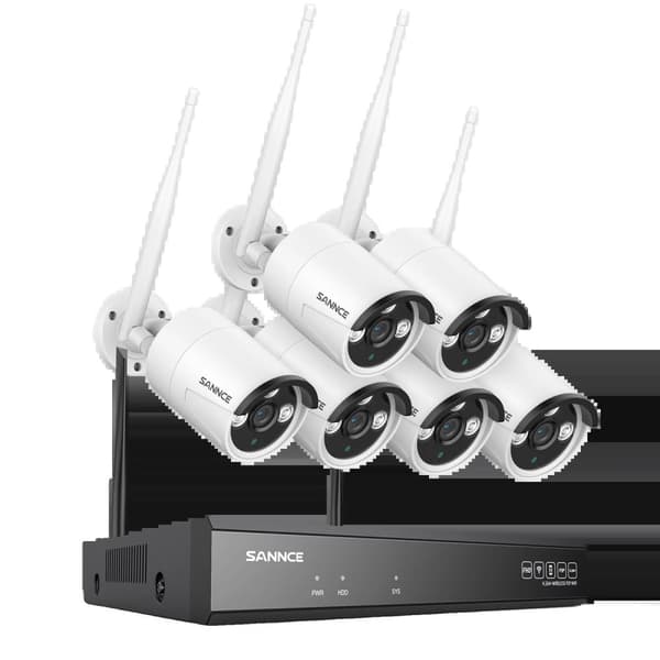 Turvakamera, 5MP resoluutio, yökuvaus, 4T, 8CH NVR 4Pcs -pakkaus