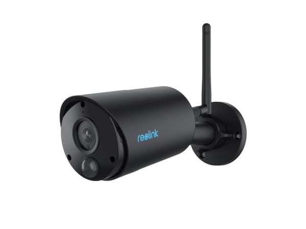 Reolink Argus Series B320-B, IP-turvakamera, sisä- ja ulkokäyttöön, langaton, Google Assistant, seinä, musta, musta musta