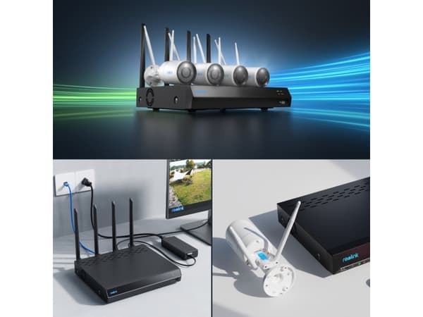 Reolink NVS12-8MB4W, Kabel & Trådlös, Projektil (form), Wi-Fi, Inomhus / utomhus, 3840 x 2160 pixlar, 8 MP