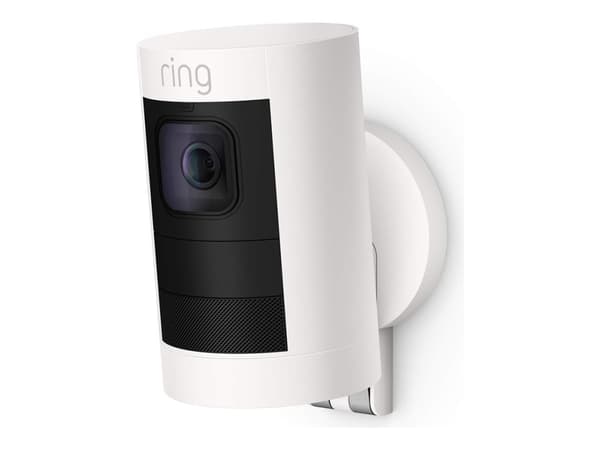 Ring Stick Up Cam Battery - Gen 3 - nettverksovervåkingskamera - innendørs, utendørs - værbestandig - farge (Dag og natt) - 1920 x 1080 - 1080p - lyd Hvit