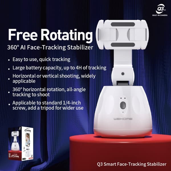 Smart Face Tracking Stabilizer 360