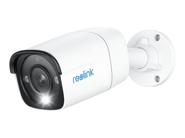 Reolink P340 - Nettverksovervåkingskamera - kule - utendørs - værbestandig - farge (Dag og natt) - 12 MP - 4512 x 2512 - lyd - LAN 10/100 - H.265 - D Hvit