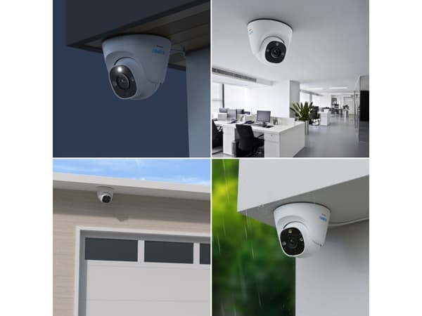 Reolink P344 - Nettverksovervåkingskamera - lite tårn - innendørs, utendørs - vanntett - farge (Dag og natt) - 12 MP - 4512 x 1728 - lyd - LAN 10/100