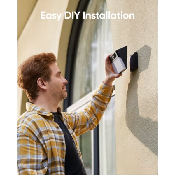 Anker eufy Solar Wall Light Cam S120 -övervakningskamera med integrerat ljus