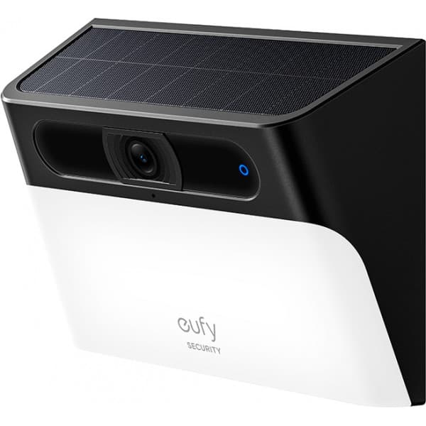 Anker eufy Solar Wall Light Cam S120 -övervakningskamera med integrerat ljus Svart, Vit