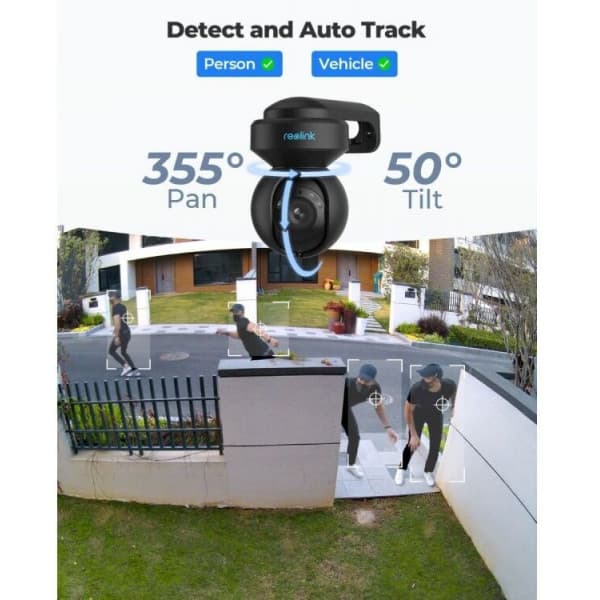 Reolink E1 Outdoor -valvontakamera ulko- ja sisäkäyttöön, musta