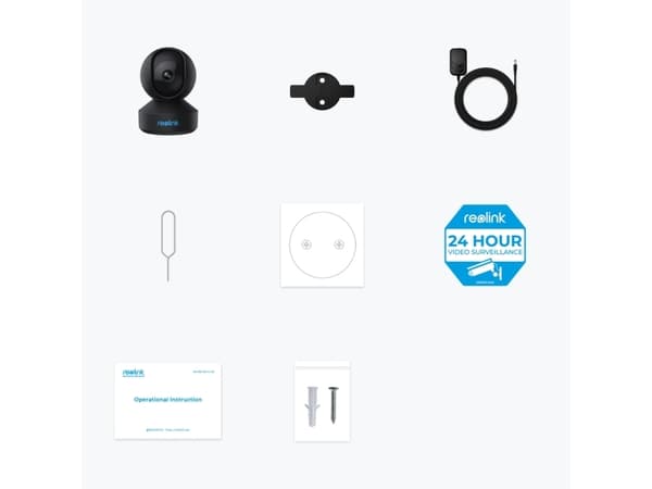 Reolink E Series E330 - Nätverksövervakningskamera - färg (Dag&Natt) - ljud - trådlös - Wi-Fi