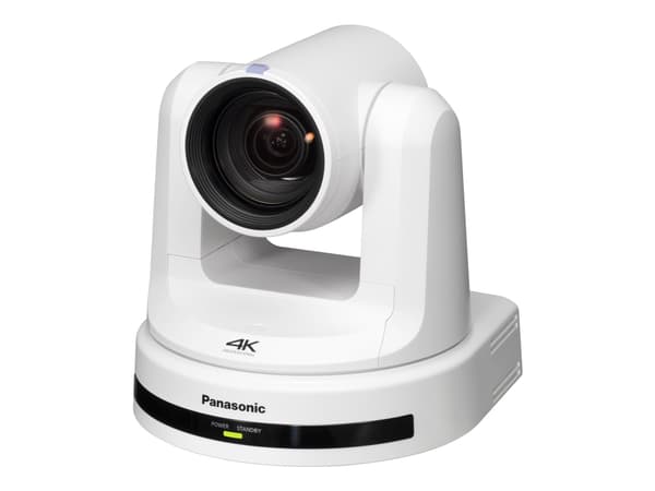 Panasonic AW-UE20 - Konferansekamera - PTZ - farge - 8,46 MP - 3840 x 2160 - motorisert - 1400 TVL - lyd - HDMI, 3G-SDI - LAN - USB - MJPEG, H.264, H Hvit