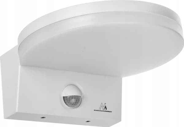 Maclean LED-lampe med Maclean MCE344 W-sensor, PIR-bevegelsessensor, hvit, 15W, IP65, 1560lm, nøytralhvit (4000K)