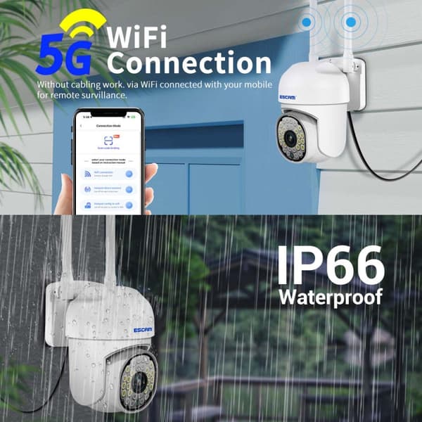 Valvontakamera ESCAM 2MP HD WiFi