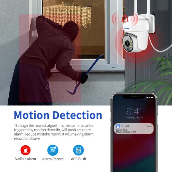 Valvontakamera ESCAM 2MP HD WiFi