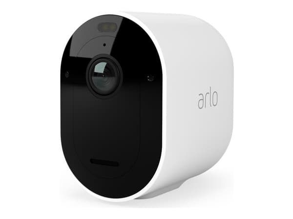 Arlo Pro 5S - Nätverksövervakningskamera - inomhusbruk, utomhusbruk - vädertålig - färg (Dag&Natt) - 2048 x 1080 - ljud - trådlös - Wi-Fi - H.264, H. Svart, Vit