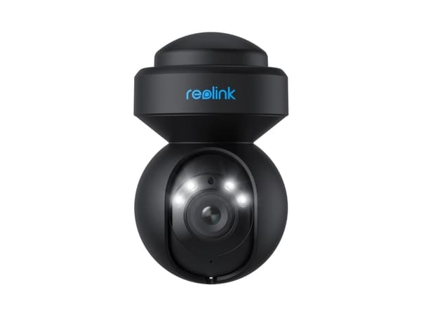 Reolink E Series E540-B, IP-sikkerhetskamera, Inne & Ute, Ledning & Trådløs, Google Assistant, Tak, Sort