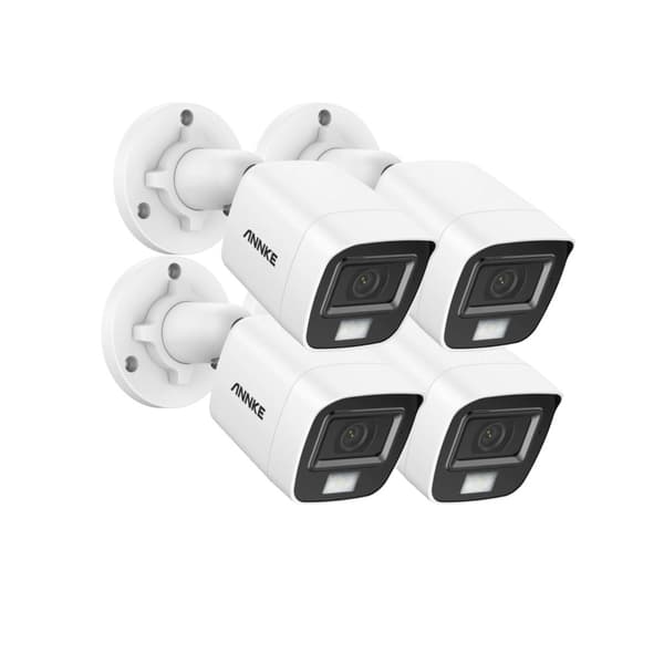 Sikkerhedskamera Kit, 5MP HD Opløsning, To-vejs lyd, 4 stk kamera 4 Pcs Camera 2