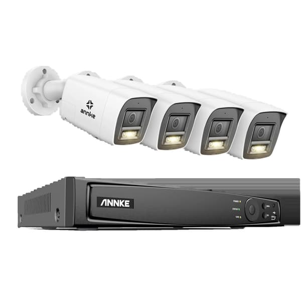 Sikkerhedssystem, 4K Ultra HD opløsning, To-vejs lyd, 8CH 4 stk kamera, Ingen 8CH 4Pcs Camera 2