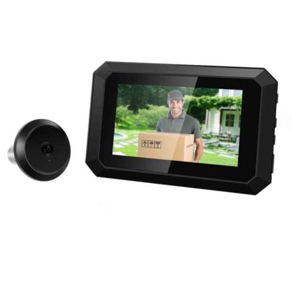 Digitaalinen Ovisilmä Ovikello 4" akulla 1080P
