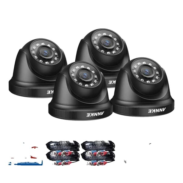 Turvavalvontajärjestelmä, 1080P HD -tarkkuus, yöllinen näkymätekniikka, 2 kpl kamerapaketti 4pcs camera kit