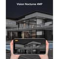 Miniatyrbild 3 av 4: Imou Outdoor WiFi-övervakningskamera, 4MP WiFi 2,4 GHz vattentät med 30 m mörkerseende, AI-rörelsedetektion