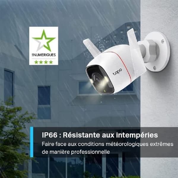 TP-Link Tapo C320WS Stifthylsa IP-säkerhetskamera Inomhus & utomhus 2160 x 1440 pixlar Vägg