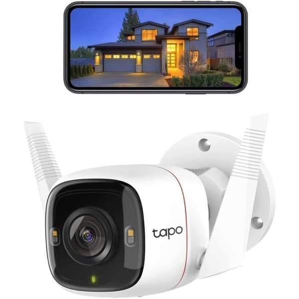 TP-Link Tapo C320WS Stifthylsa IP-säkerhetskamera Inomhus & utomhus 2160 x 1440 pixlar Vägg