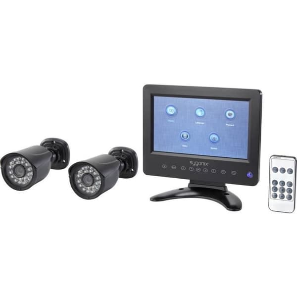 Övervakningskamera - Sygonix - SY-4600588AHD - Night vision - 2 kanaler - Utomhus