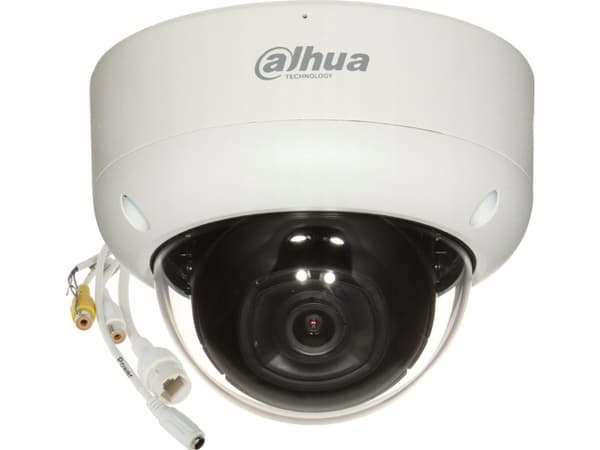 Dahua WizSense 3 Series IPC-HDBW3842E-AS - Nettverksovervåkingskamera - kuppel - støv-/vanntett - farge (Dag og natt) - 8 MP - 3840 x 2160 - 1080p, 7