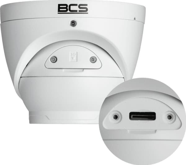 BCS IP-kamera 4Mpx BCS-P-EIP14FSR3 dome IP-kamera med 2,8 mm fast objektiv