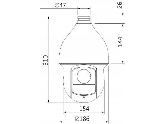Dahua Technology KAMERA 4w1 DAHUA SD59225DB-HC