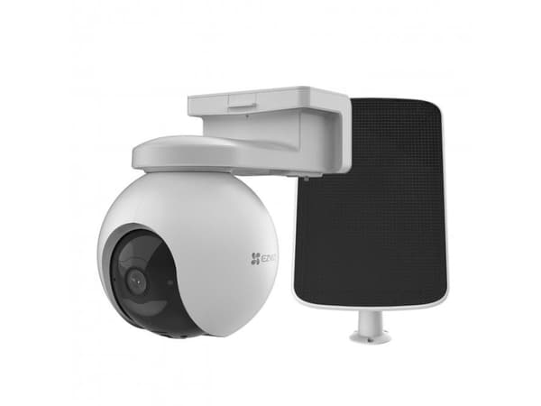 EZVIZ EB8 4G + aurinkopaneeli E, IP-turvakamera, ulkokäyttöön, langaton, CE, REACH, RoHS, UKCA, WEEE, katto/seinä, valkoinen, valkoinen Valkoinen