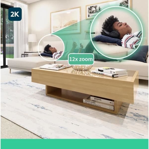 Övervakningskamera - ARLO - VMC3260-100EUS - Upplösning 2K - Färgnattseende - Batteritid 6 månader