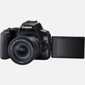 Miniatyrbild 5 av 11: Canon EOS 250D + EF-S 18-55mm f/4-5.6 IS STM SLR-kamerauppsättning 24,1 MP CMOS 6000 x 4000 pixlar Svart