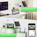 Miniatyrbild 2 av 6: CAMCAMP 4MP Wireless Outdoor WiFi Solar Surveillance Camera Kit med 10" NVR-skärm 500GB lagring