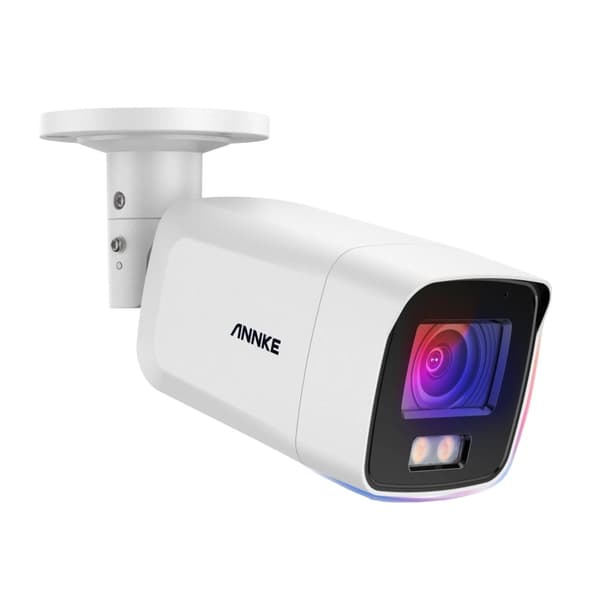 8MP Sikkerhedskamera, Fuld Farve Natvision, IP67 Vandtæt,1 stk. Kamera