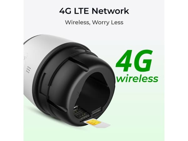 Reolink Go Series G330, IP-turvakamera, ulkokäyttöön, langaton, Google Assistant, seinään, valkoinen