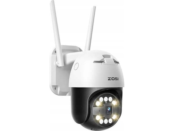 IP-kamera för utomhusbruk ZOSI C296 WiFi 5MP Pan Tilt IP66 + microSD-kort 32GB