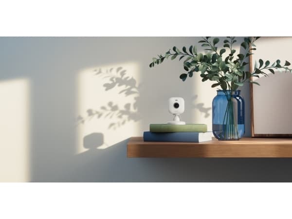 Amazon Blink Mini 2, IP-sikkerhetskamera, Inne & Ute, Trådløs, Amazon Alexa, Bord/Vegg, Hvit