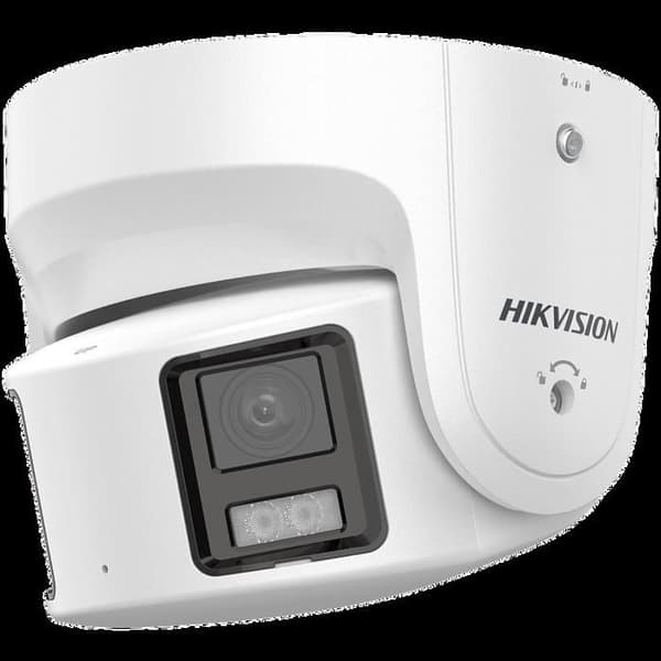 HIKVISION IP-domekamera 8 MP FF 4 mm IR 40m ColorVu/Panoramisk 180° - DS-2CD2387G2P-LSU/SL(4mm)(C) Vit
