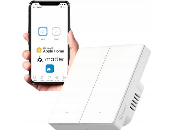 M5-2C-86W Matter smart WiFi wall switch (2-channel)