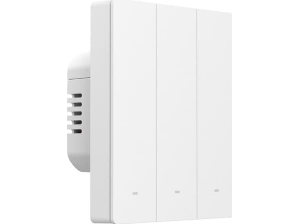Sonoff smart väggströmbrytare M5-3C-80W Matter (3-kanals, för ram)
